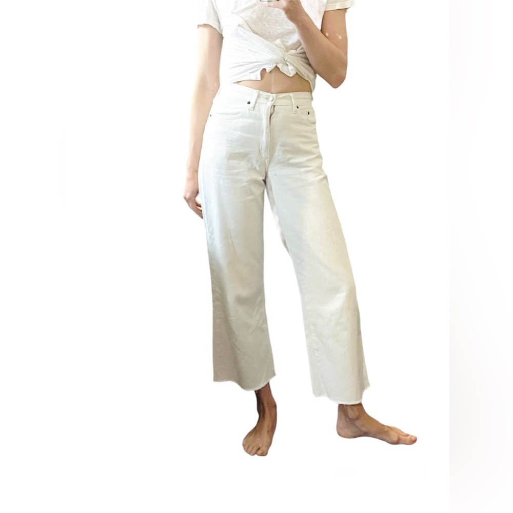 Etica Wide Leg High Rise Jeans